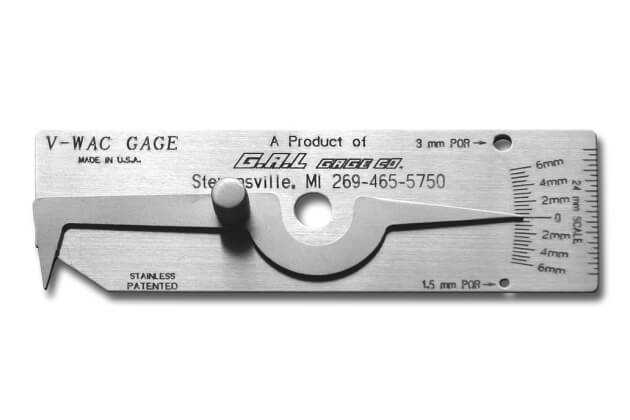 Thước đo mối hàn  inchV-WAC inch G.A.L. Gage CAT5m